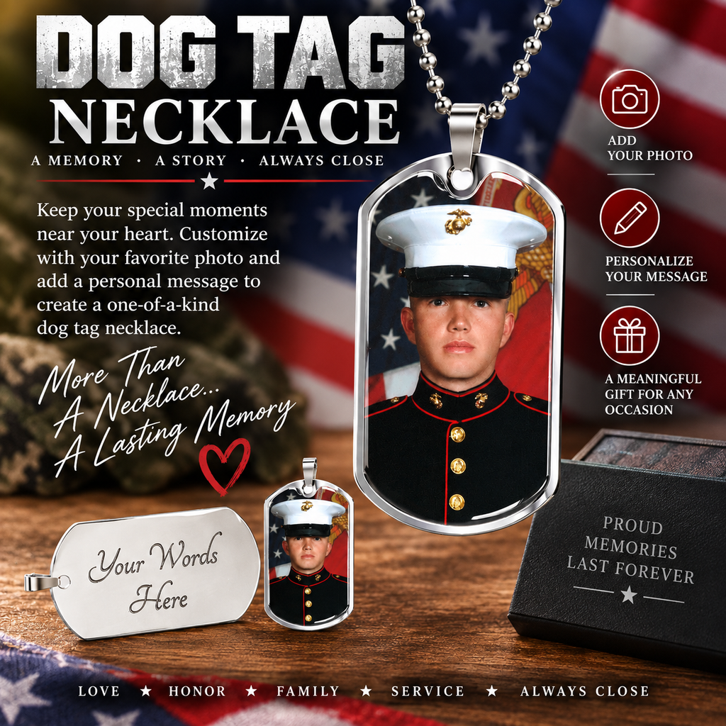 Dog Tag Necklace - Engraving