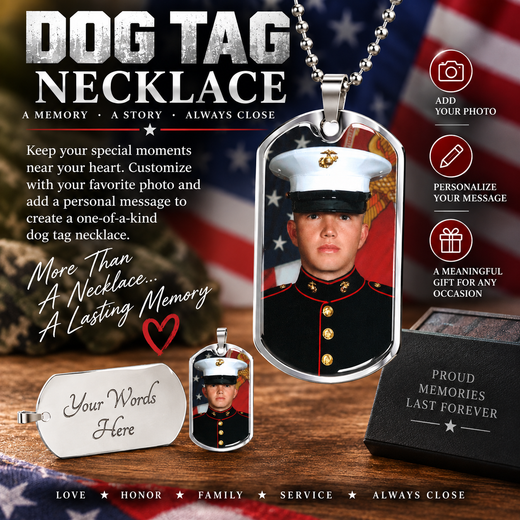 Dog Tag Necklace - Engraving