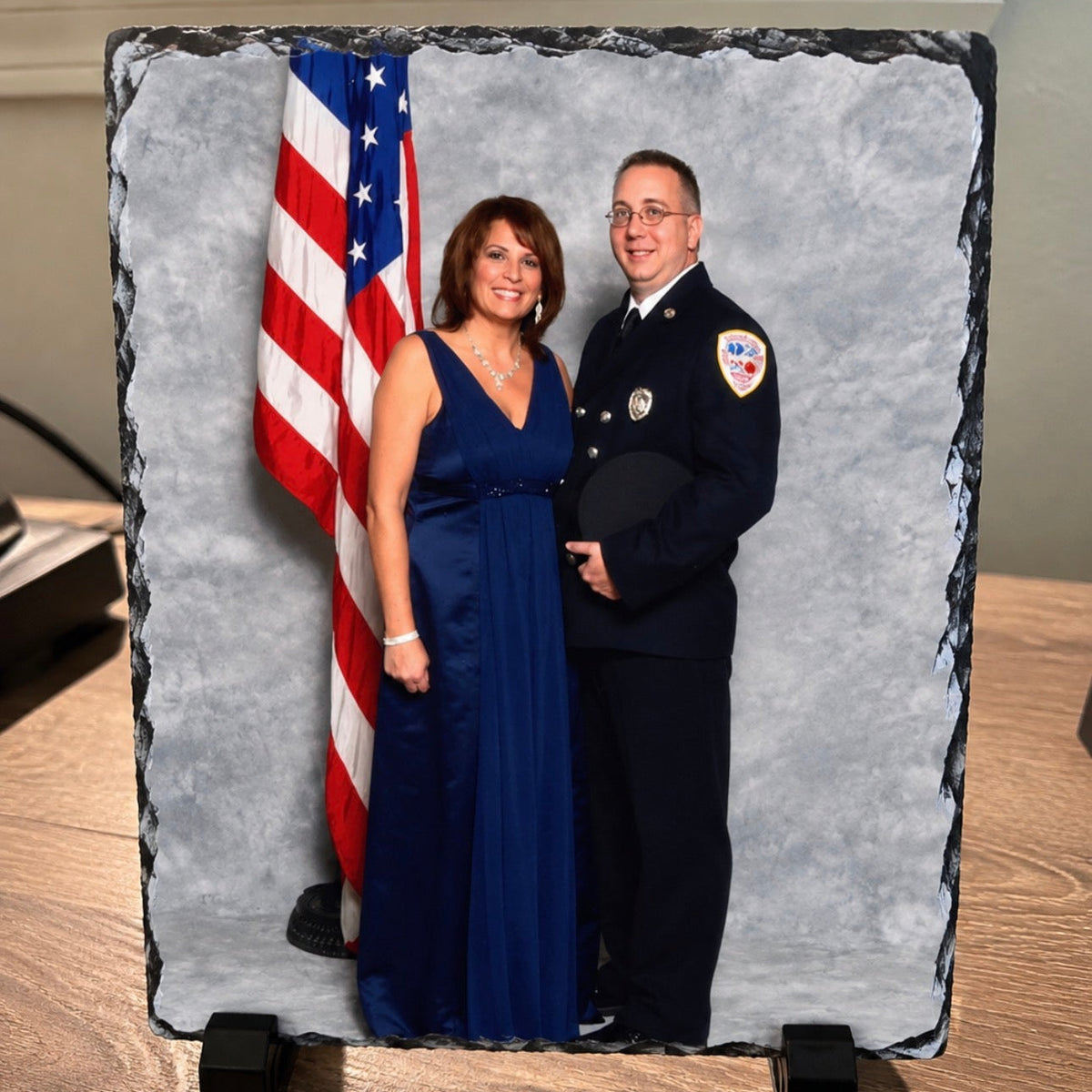 Personalized Photo Slate Memory Keepsake