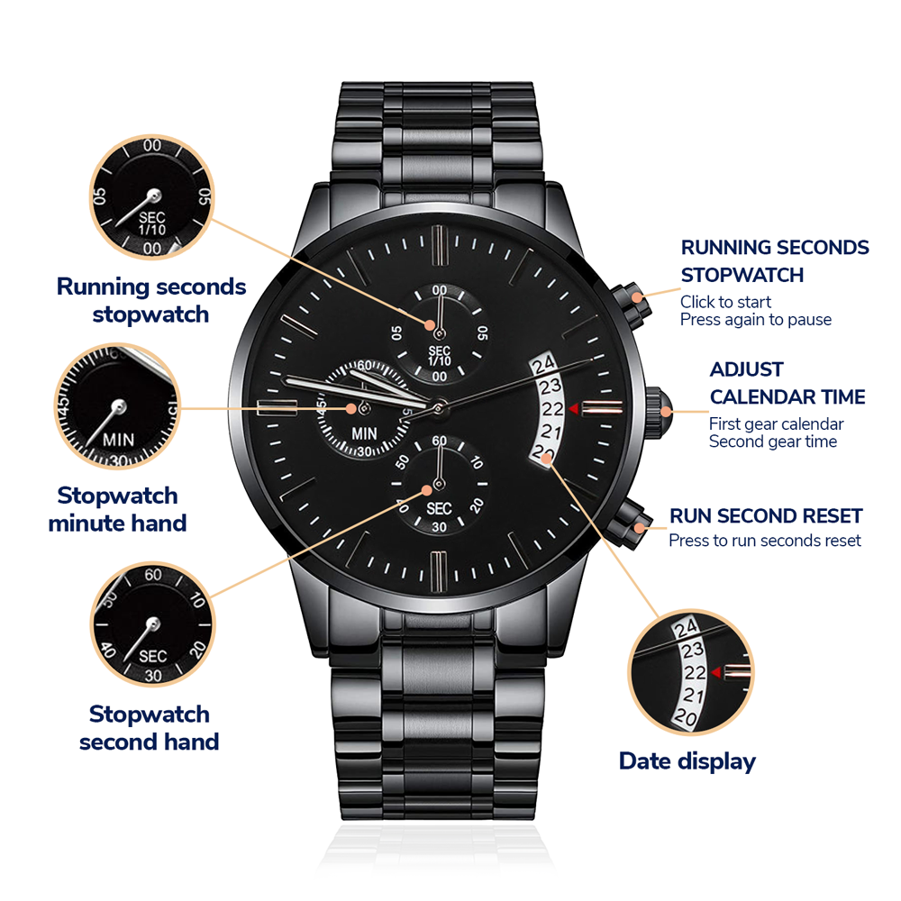 “A Timeless Watch for a Timeless Man.”