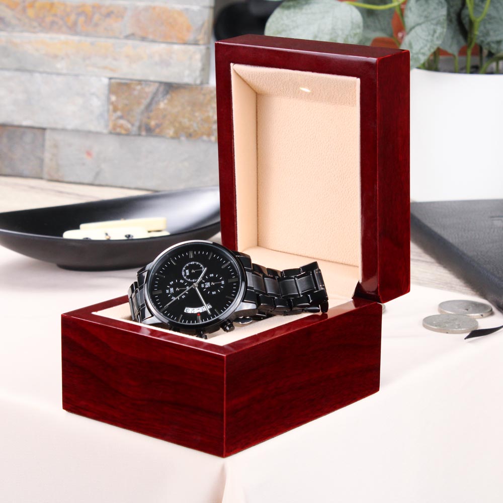“A Timeless Watch for a Timeless Man.”